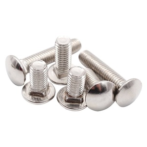 DIN603 Carriage <strong>Bolts</strong> Stainless Steel Smooth Head <strong>Anti</strong> <strong>Rotation</strong> Design Mechanical Assembly Carriage <strong>Bolts</strong> - Product Image 1