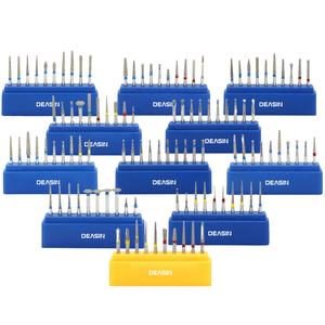 10 cái/hộp nha khoa tốc độ cao Kim Cương <span class=keywords><strong>burs</strong></span> Set Nha khoa Răng vương miện Inlay chuẩn bị <span class=keywords><strong>burs</strong></span> công cụ đánh bóng nha khoa phụ kiện - Product Image 1