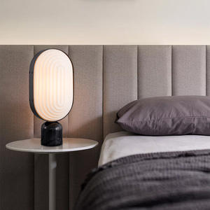 Lampe de table moderne de style nordique éclairage de chevet lampe de table en marbre pour chambre salon - Product Image 3