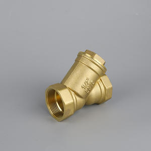 DN50 PN20 kadın <span class=keywords><strong>Y</strong></span> tipi filtre pirinç <span class=keywords><strong>Y</strong></span> süzgeçler su boru filtresi Ss Mesh çek valf su için - Product Image 4