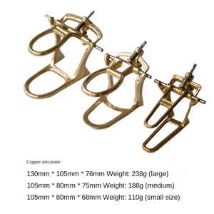 Articulateur manuel de laboratoire dentaire Cuivre amer Aluminium Alliage de zinc Équipement de thérapie orale Accessoire Matériau métallique - Product Image 5