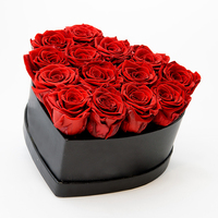 Boîtes cadeaux pour fleurs personnalisées en gros, boîtes rigides de luxe, laminage mat, gaufrage, revêtement UV, carton gris recyclable, dessus