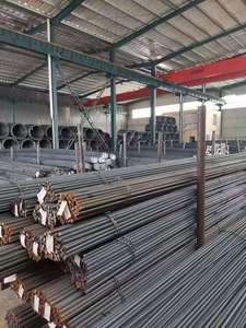 Barra de refuerzo redonda Hrb400 de alta calidad, barra deformada de acero Fer Beton, acero templado estándar ASTM con servicios de soldadura por doblado y corte - Product Image 2