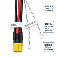 Kabel Harness Elektronik Sambungan Robot Fleksibel Tinggi, Kabel Komunikasi CAN, Berperingkat IP67, Konduktor Tembaga Murni, Adaptor PVC/Nylon