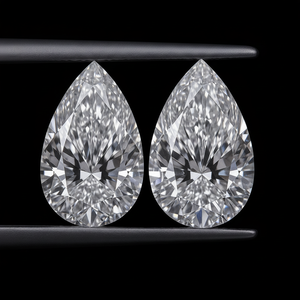 เพชรเม็ดเดี่ยวทรงลูกแพร์ 1 กะรัต เกรด VVS สี D คุณภาพระดับเครื่องประดับ เพชรเลี้ยงในห้องปฏิบัติการ - Product Image 1