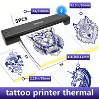 Imprimante de pochoirs de tatouage et de papier thermique USB+ par Xprinter, batterie rechargeable 2600 mAh, livraison rapide