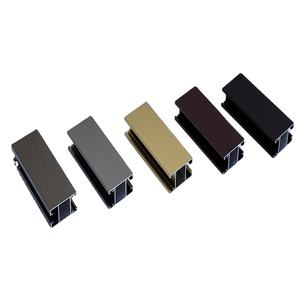 Shengxin الملامح ألومنيوم بارز الذهبي الفضة بأكسيد الألومنيوم لمحات للألمنيوم انزلاق خزانة الأبواب - Product Image 2