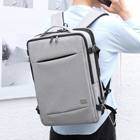 Sac à dos de mode pour affaires et loisirs, grande capacité, extensible, pour voyage et école, sac à fermeture éclair pour homme, style boutique