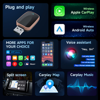 Inalámbrico Carplay Dongle Smart USB CarPlay AI BOX Carplay Adaptador Wired Car Play