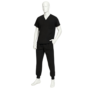 Nouvel ensemble de blouses chirurgicales à double couche et multi-poches, manches courtes et pantalon long, pour <span class=keywords><strong>infirmière</strong></span> et <span class=keywords><strong>anesthésiste</strong></span> - Product Image 1