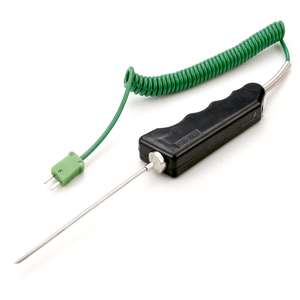 Termometro a Sonda Appuntita Tipo K Termocoppia per Alimenti Sonda di Temperatura a Contatto per Carne e BBQ - Product Image 1