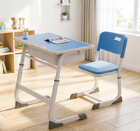Bureaux et chaises robustes pour les élèves du primaire et du secondaire, bureaux d'apprentissage pour enfants, bureaux d'écriture à domicile