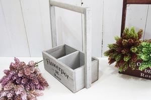 Rustico Fioriera In <span class=keywords><strong>Legno</strong></span>, Ragazza di Fiore Cestino, Fiore di Cerimonia Nuziale Cesto Floreale Cesto di Forma per la Cerimonia Nuziale - Product Image 3