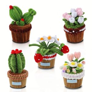 Desktop Mini-Garden <b>Craft</b> <b>Kit</b> Grow a Charming Collection of Pipe Cleaner Cacti Tulips More in Their Own Tiny Pots - Product Image 1