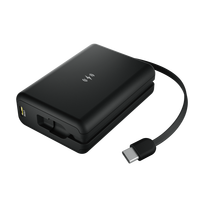 Banco de Energía Portátil Magnético e Impermeable de 10000mAh con LED 3 en 1, Carga Rápida de 45W, Carga Inalámbrica de 15W, Cable Integrado, Personalizable