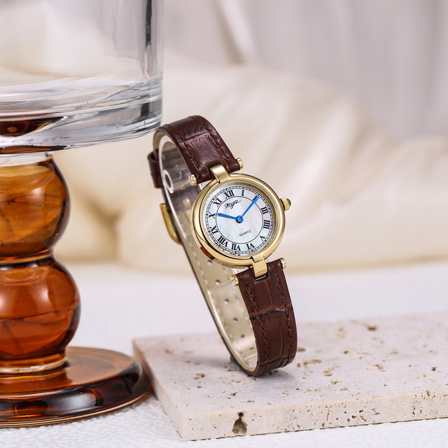 MYAR 4509 Genuine Leather Women's Niche Luxury Retro Roman Women's Watch
