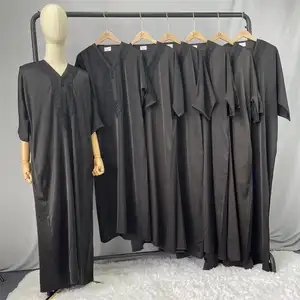 Moroccan Men's High Quality Robes Muslim Men's New Robes Islamic Summer Short-sleeved New Men's Robes Thobe