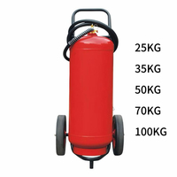 25kg 35kg 50kg 70kg 100kg chariot 40% abc poudre extincteur avec roues