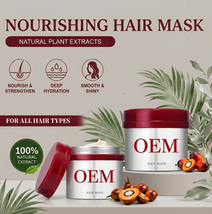 <span class=keywords><strong>Mascarilla</strong></span> <span class=keywords><strong>Capilar</strong></span> con Queratina, Aceite de Argán y Ácido Hialurónico para Reparar y Nutrir el Cabello Seco y Dañado, 230g, Marca Privada OEM - Product Image 2