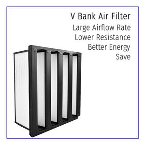 Filtre HEPA V-Bank H13 à haute efficacité 99,95 % pour système HVAC et climatisation - Product Image 5