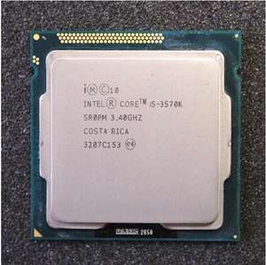 Intel Core i5 3570K 3.4GHz 6MB 5.0GT/s SR0PM LGA1155 i5-3570k CPU <span class=keywords><strong>Processor</strong></span> - Product Image 1