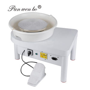 Rueda de cerámica de arcilla LCD de cristal líquido triangular de 350W al por mayor para trabajos de cerámica - Product Image 5