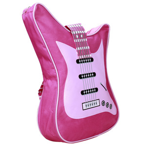 Borsa per chitarra elettrica per chitarristi zaino DEDO per studenti di musica in pelle sintetica per uso quotidiano - Product Image 2