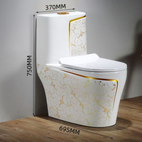 WC monobloc en céramique coloré, article sanitaire en promotion