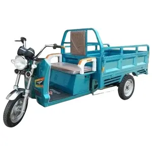 High Power Heavy Load Electric Tricycles 1000W 60V Open Body Cargo Dump Trike For Agricultural Freight Transport