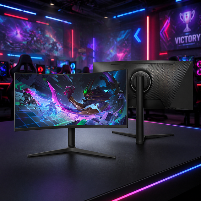 Pro Streamer Live 34 Inch 180Hz 1ms 4K UHD IPS Panel SRGB 100% Curved DP HDR Eye-Care Gaming Monitor