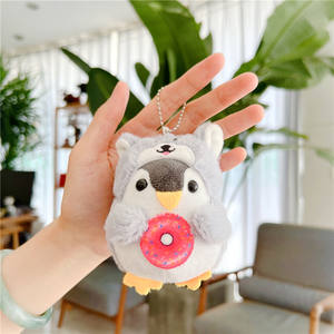 ROXGOCT Gute Qualität Pinguin Plüsch Schlüssel bund PP Baumwolle Niedlich Dekorative Anhänger Puppe für Rucksack Handtasche Stress abbau gewaschen - Product Image 4