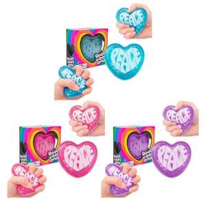Soft Heart Shaped Stress <b>Ball</b> Slow Rebound <b>Squeeze</b> Toy Portable Decompression Fidget Toy Party Gift - Product Image 6