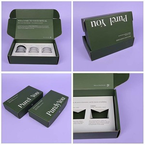 Boîtes d'emballage pour envois postaux, boîtes en carton, boîtes d'emballage en papier ondulé, boîtes d'expédition pour produits de soin avec insert - Product Image 2