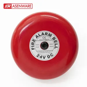 Adresli yangın alarmı 24V DC 6 inç yangın alarmı zili bina alarm kullanımı