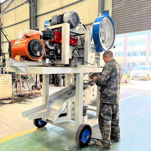 Kleine Bergbau maschinen Tragbarer Dieselmotor Steinbrecher Golderz zerkleinerung maschine Rock Jaw <span class=keywords><strong>Crusher</strong></span> - Product Image 3