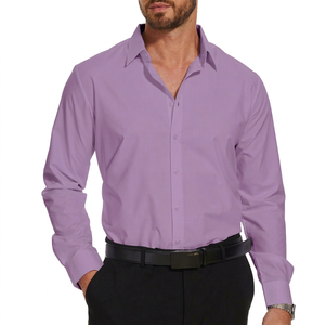 Chemises habillées en coton de qualité supérieure pour hommes, dernier design, séchage rapide et respirantes, confortables, personnalisables pour la saison printanière - Product Image 1