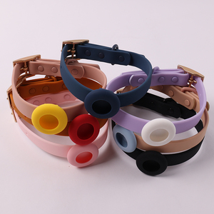 Anti-Verloren Waterdichte Airtag Hond Halsband Houder Voor <span class=keywords><strong>Puppy</strong></span> Kleine Honden Gps Tracker Veiligheid Pvc Air Tag Case Hond Halsband - Product Image 5