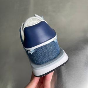 Zapatillas Deportivas de Cuero Genuino para Hombre, Estilo de Diseñador de Lujo, Transpirables, Casuales, con Cordones, Ligeras, Antideslizantes y Cómodas - Product Image 2