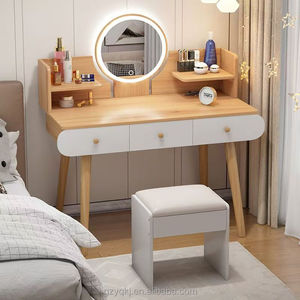 Đơn giản hiện đại phòng ngủ bàn trang điểm Tủ lưu trữ nhỏ cho căn hộ nhỏ Internet nổi tiếng Instagram phong cách trang điểm Vanity - Product Image 3