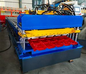 Machine de profilage de tuiles à marches pour toiture, machine de fabrication de tuiles en acier pour toiture, prix de la machine de profilage de tuiles à marches - Product Image 5