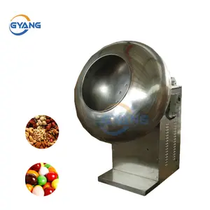 Multi-function Chocolate Almonds Nuts Small Machine Confectionery Dragees Powder Coating Maker Machinery