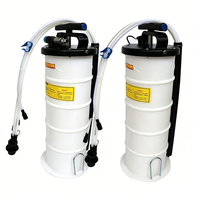 Extracteur d'huile manuel pneumatique double usage AUTO 6,5 litres pour huile moteur et huile de frein