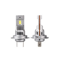 Ampoules de phare LED H7 12V 24V pour voitures et camions CSP LED 6500K Blanc avec ventilateur de refroidissement M5