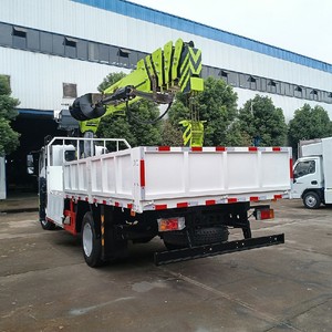 รถเครนติดรถบรรทุก ISUZU 4x4 ขนาด 5-8 ตัน ยี่ห้อจีน พร้อมบูมยืดไสลด์ตรง และหัวเจาะ - Product Image 3