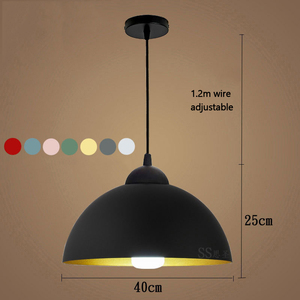 Retro style Industrial Colorato Ristorante cucina casa lampada luce Del Pendente Dell'annata Appeso Luce del <span class=keywords><strong>paralume</strong></span> lampade Decorative - Product Image 4
