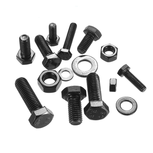 Attaches boulons et écrous à vis hexagonales noires Din933 M6 M10 M12 M13 boulons hexagonaux 18X80 <span class=keywords><strong>Mm</strong></span> 8.8 <span class=keywords><strong>boulon</strong></span> à tête <span class=keywords><strong>hexagonale</strong></span> - Product Image 1