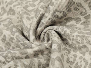 Jeans en denim patchwork à imprimé léopard guépard personnalisé, style streetwear vintage, coupe bootcut, denim droit, jeans baggy pour hommes - Product Image 3