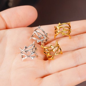 Bague d'oreille Punk à épines pour femme, creuse, sans perçage, bijou à clip, accessoires de mode quotidiens - Product Image 3
