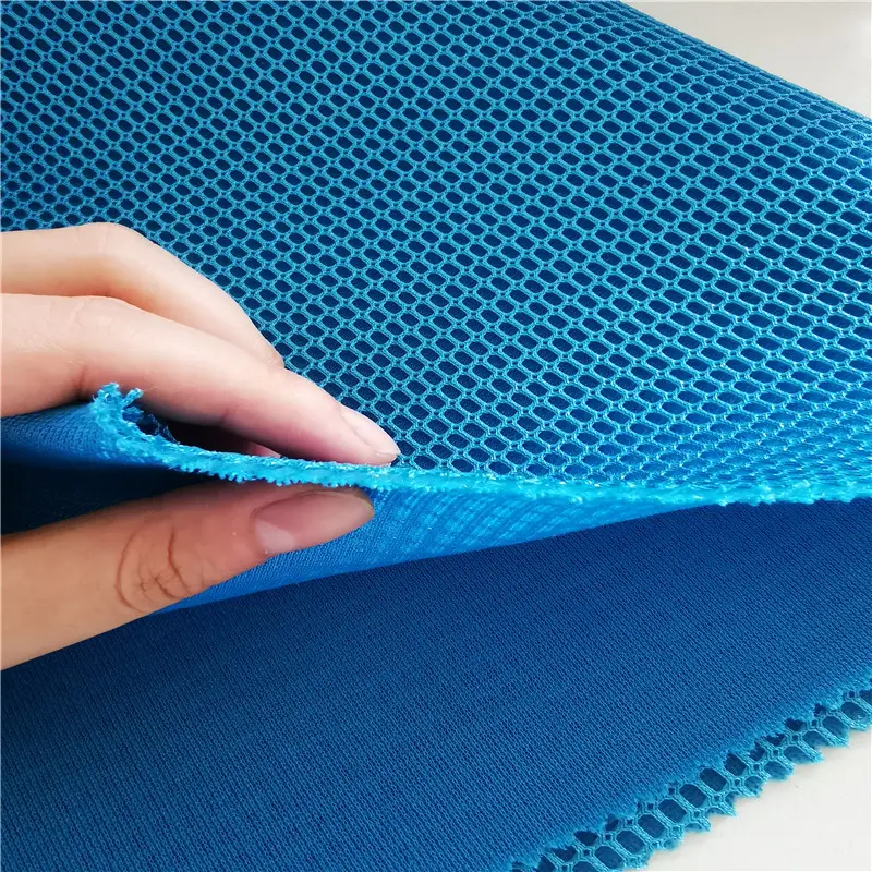 Tissus Offre Spéciale réutilisés de maille de sandwich à entretoise d'air du polyester 3D pour le siège de voiture de matelas de sac à dos