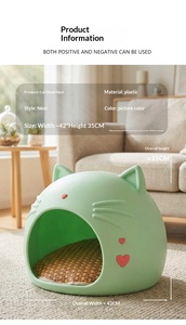 Cama Cueva para Gatos, Suave y Cálida, Casa para Mascotas - Product Image 6